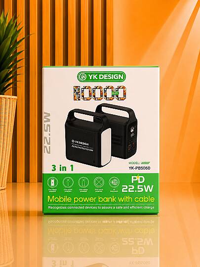 PB 5060 80000 MAH POWERBANK 3İN1 FENERLİ