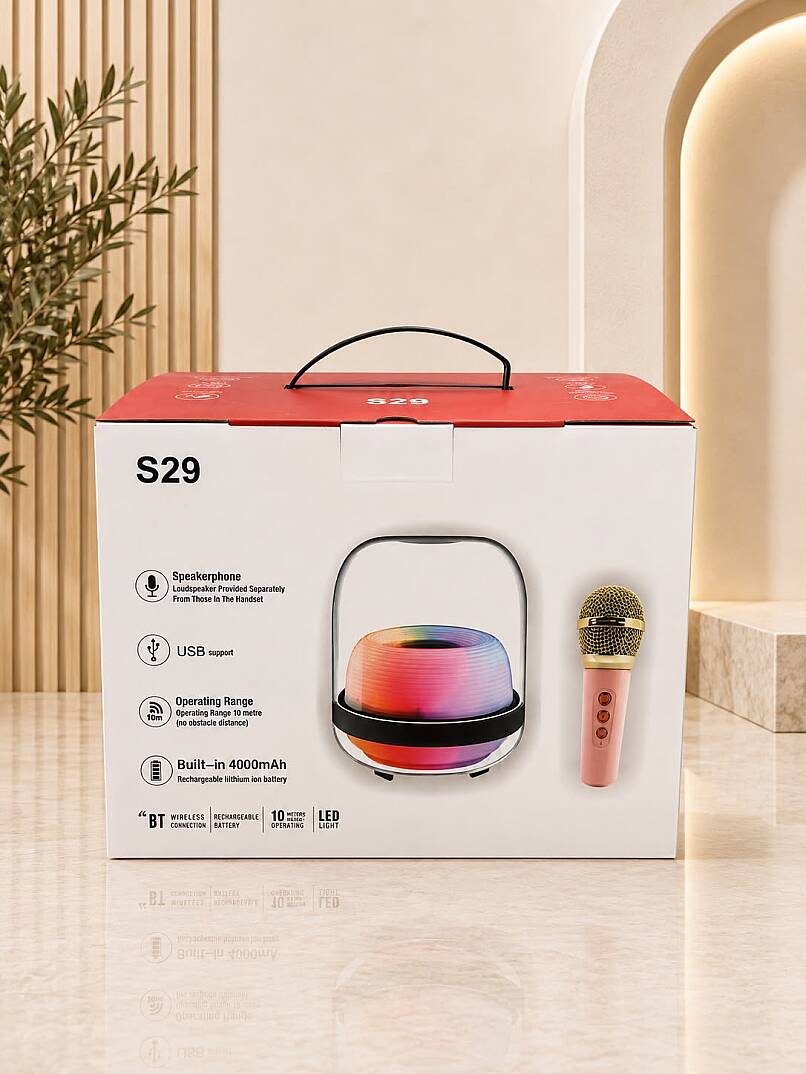 S29 4000MAH SMART LED BLUETOOTH SPEAKER HAPPY KARAOKE - 1