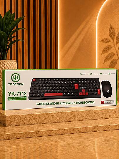 YK 7112 WIRELESS KLAVYE MOUSE 